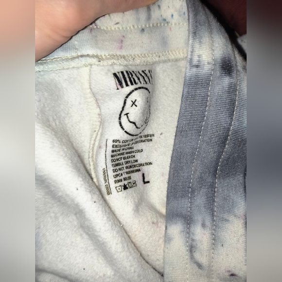 New galaxy swirl tye die one of one NIRVANA designer StreetWear shorts - Picture 10 of 16